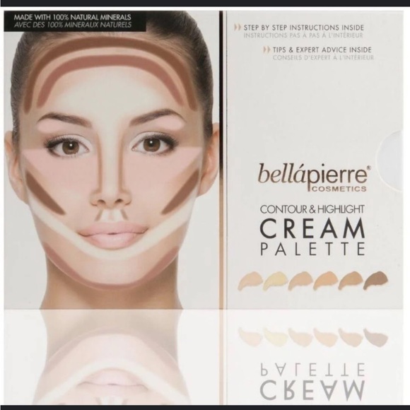 Bella Pierre Contour & Highlight Cream Palette NEW - Picture 5 of 10
